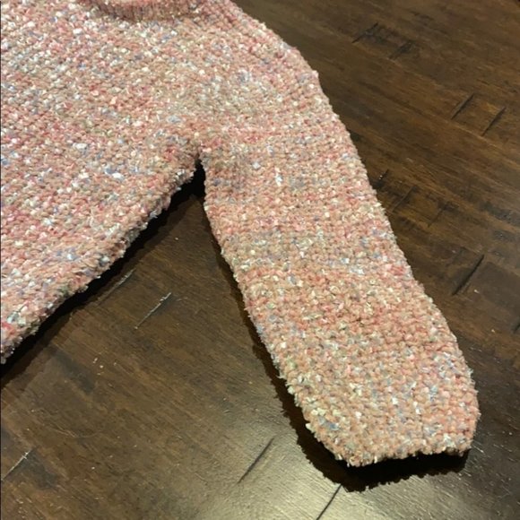 Zara Girl Multicolored Crewneck Pull Over Knit Sweater Size 6-7 - Picture 3 of 3